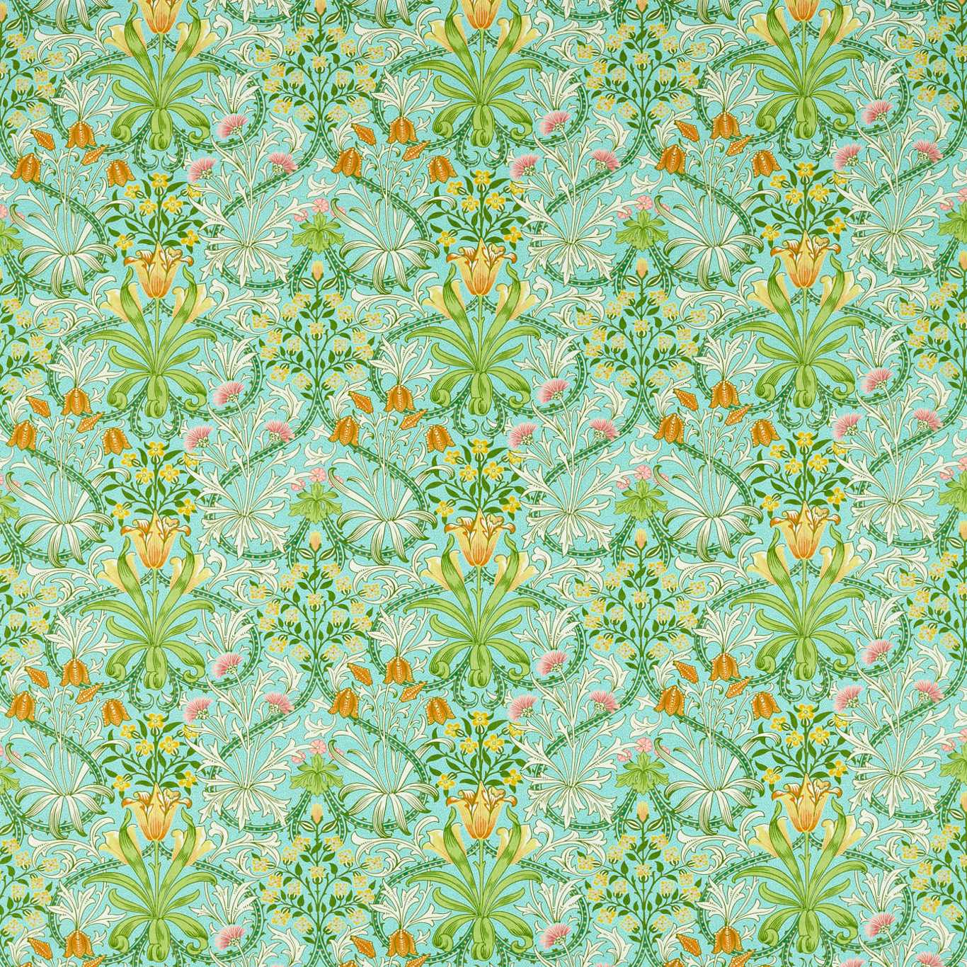 Woodland Weeds Fabric by Morris & Co.