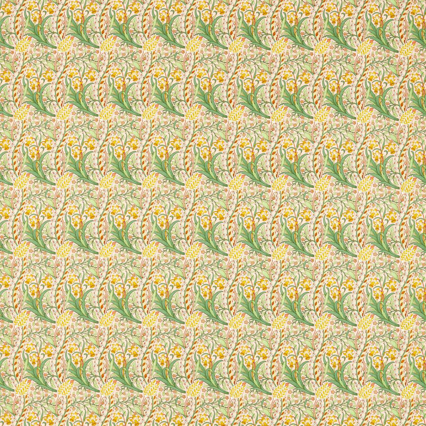 Daffodil Fabric by Morris & Co. - MCOP226992 - Pink/Leaf Green