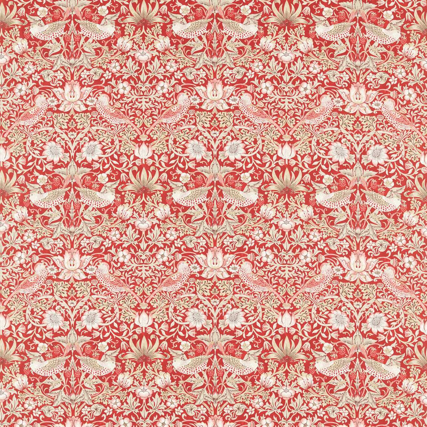 Strawberry Thief Fabric by Morris & Co.