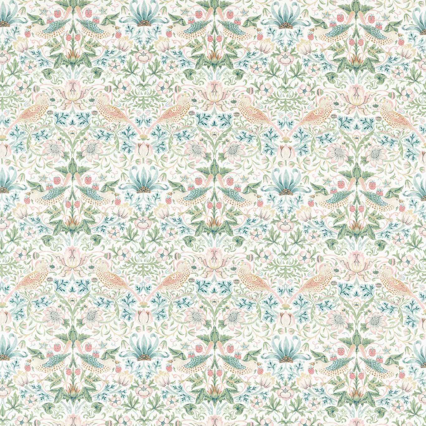 Strawberry Thief Fabric by Morris & Co.