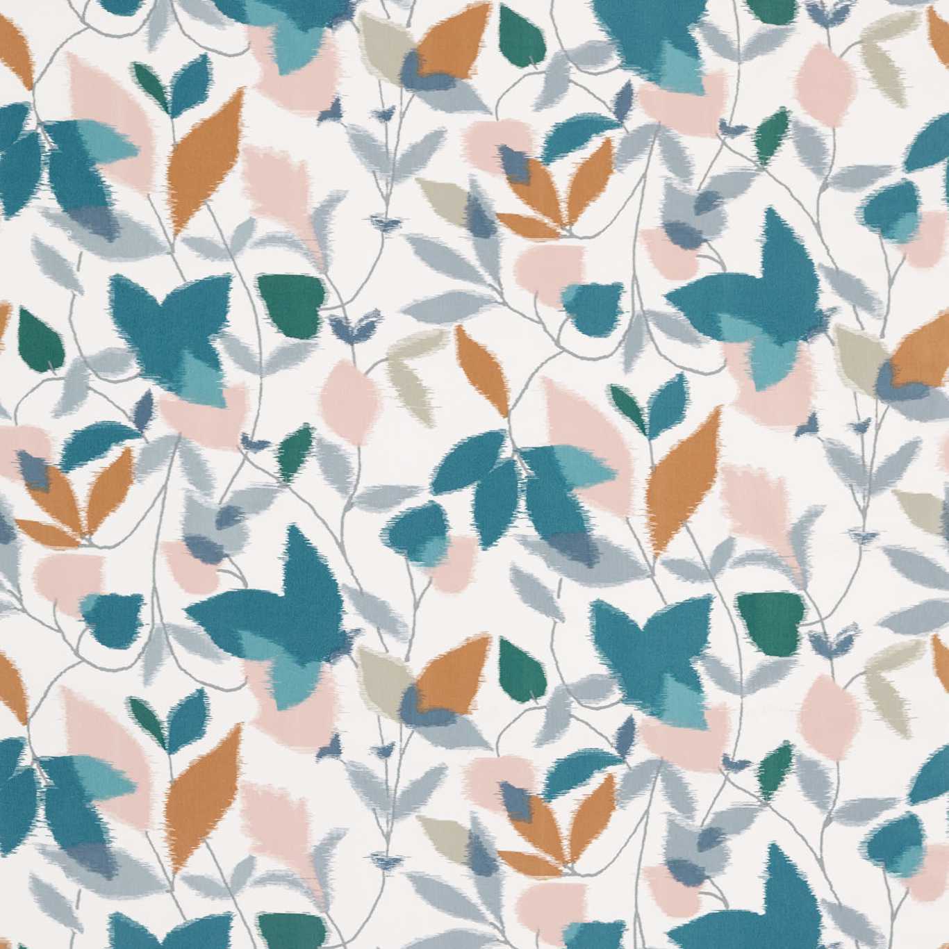 Akira Fabric by Scion - NJAP120751 - Ginger/Teal/Olive