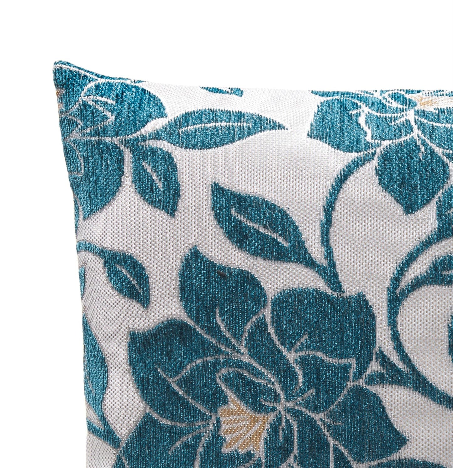 Teal Peonie Cushion Cover