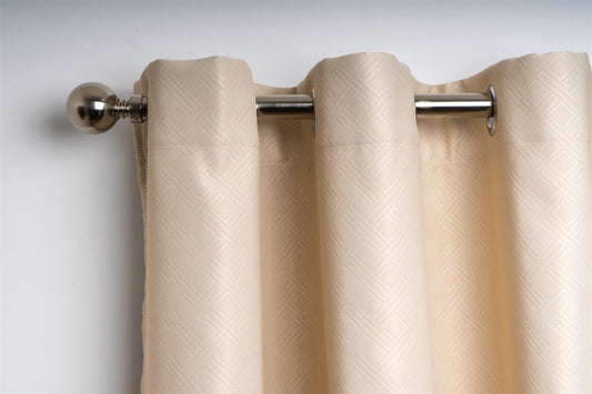 Cream Dia Thermal Eyelet Curtains - Pair