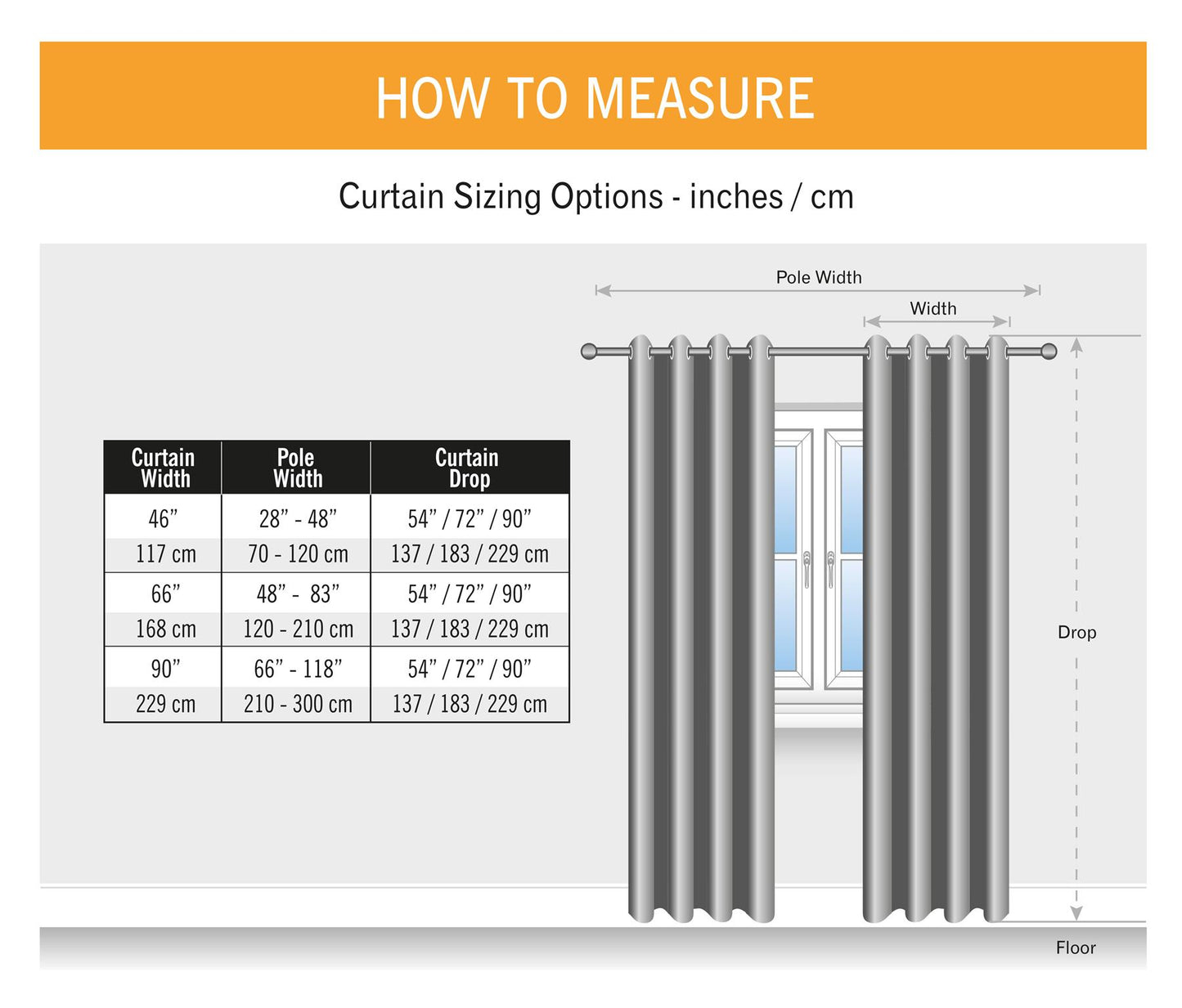 Blue 100% Blackout Thermal Taped Curtains - Pair