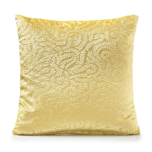 Ochre Ashdow Geometric Chenille Cushion Covers