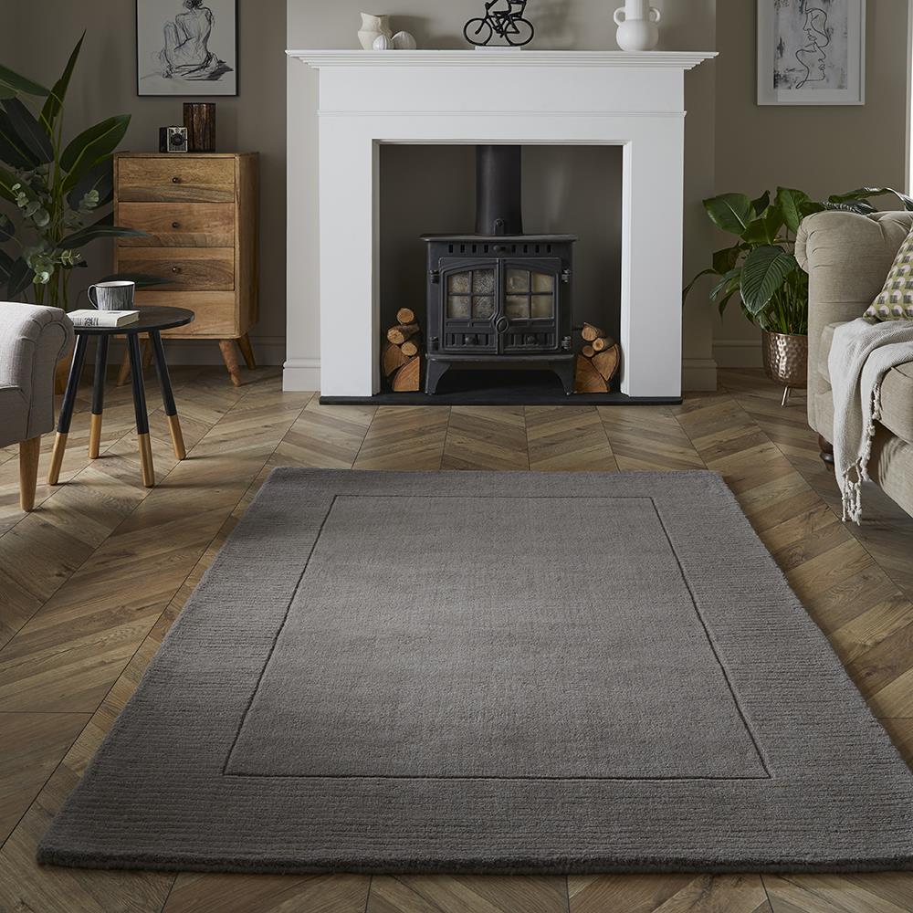 Esme Grey Wool Rug