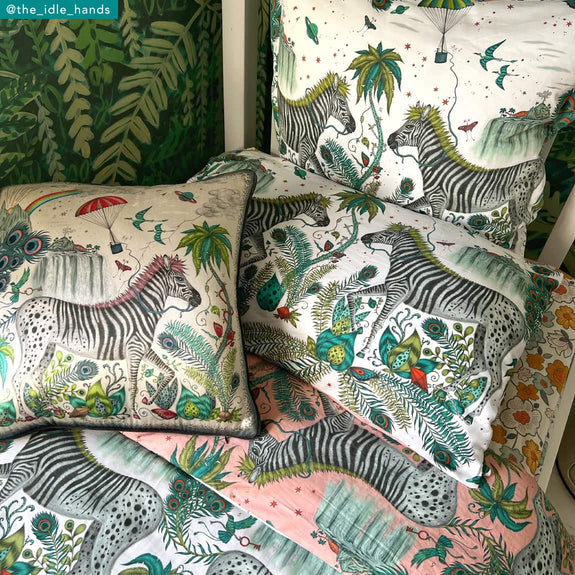 Lost World Pink Square Pillowcase (M127837)