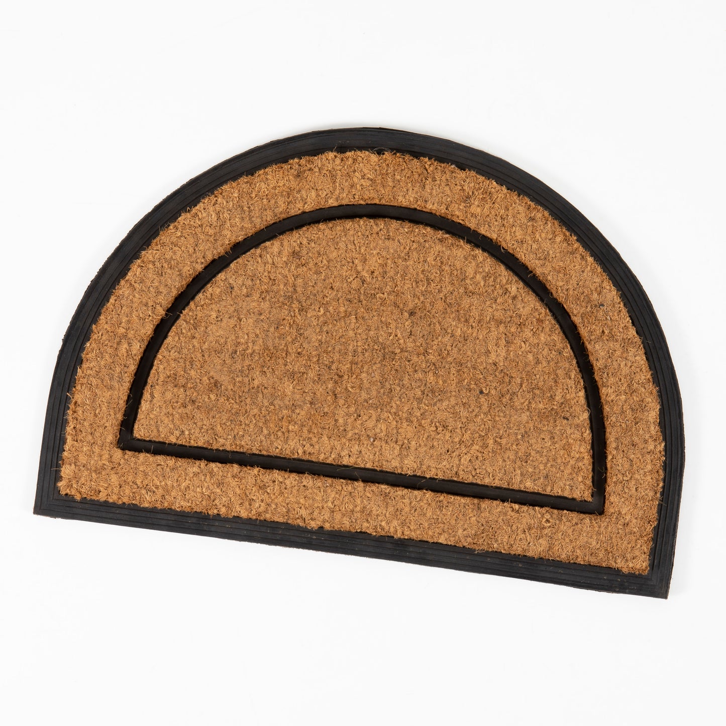 Mud Stopper Chadderton 40X60Cm Border Natural Rubber & Coir Brush Half Mat