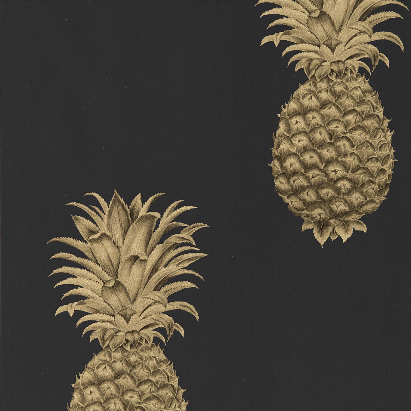 Pineapple Royale Wallpaper by Sanderson