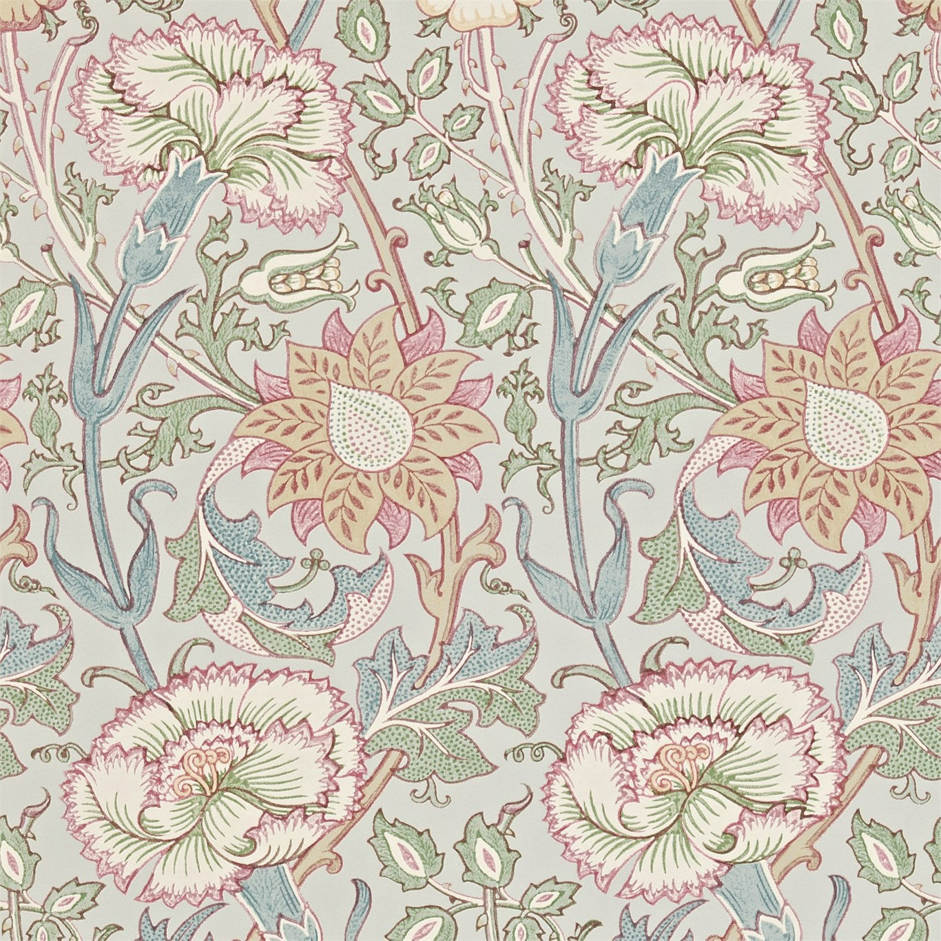 Pink & Rose Wallpaper by Morris & Co