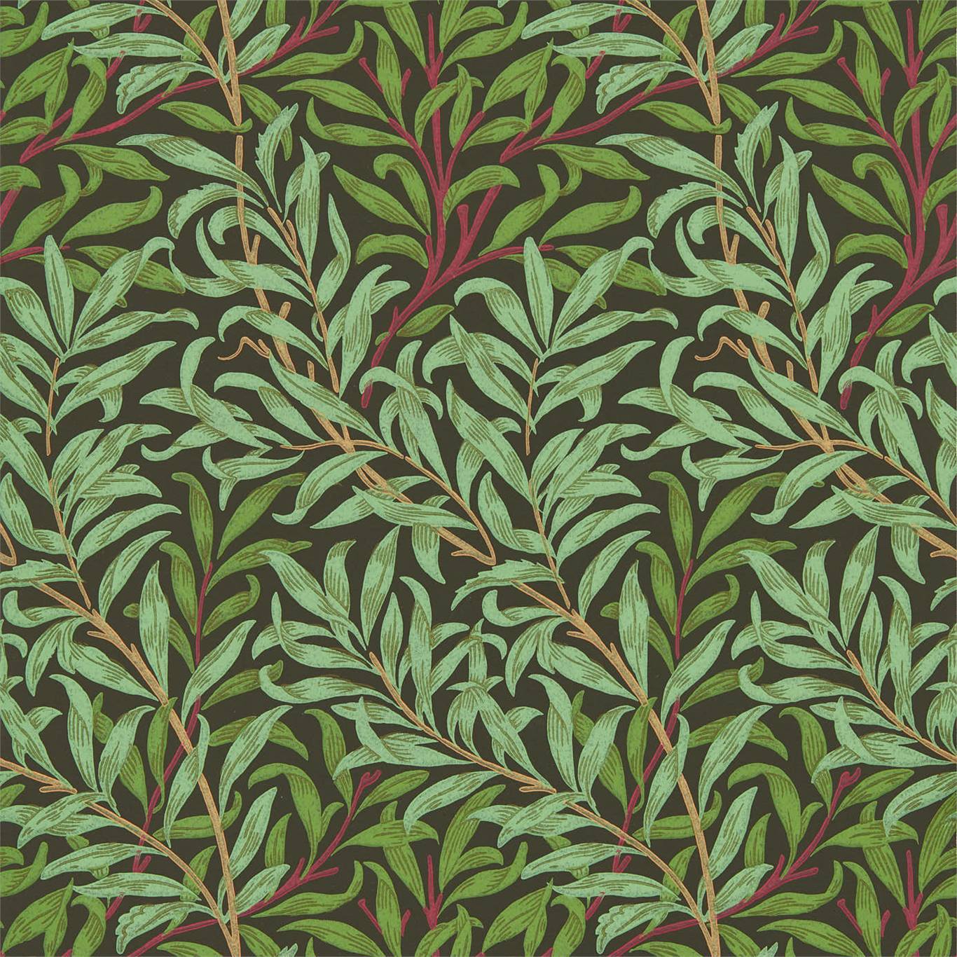 William Morris Willow Bough Wallpaper