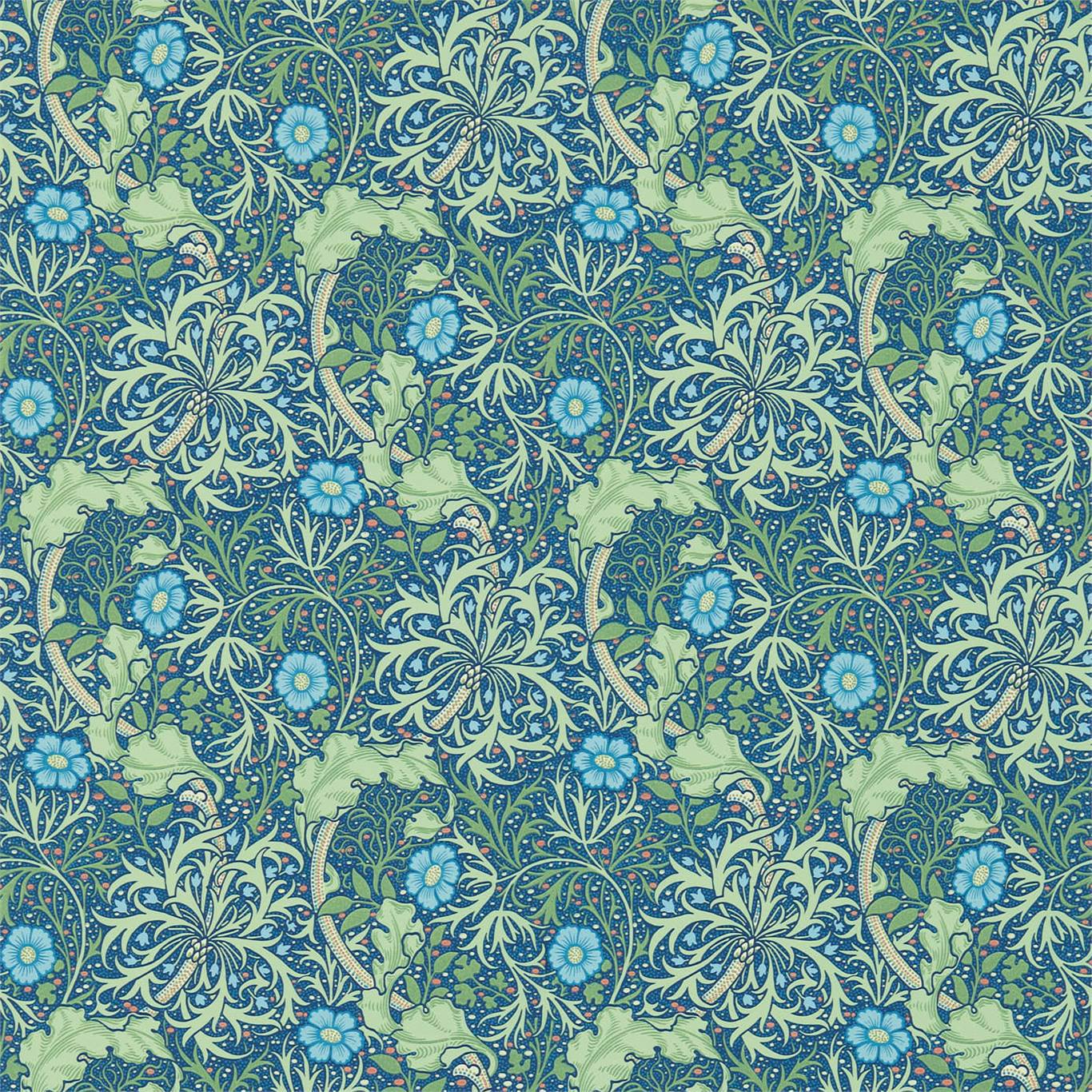 Morris Seaweed Wallpaper by Morris & Co