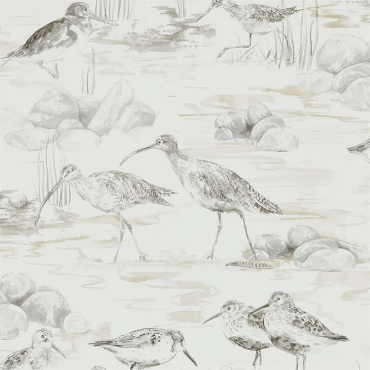 Estuary Birds Wallpaper by Sanderson