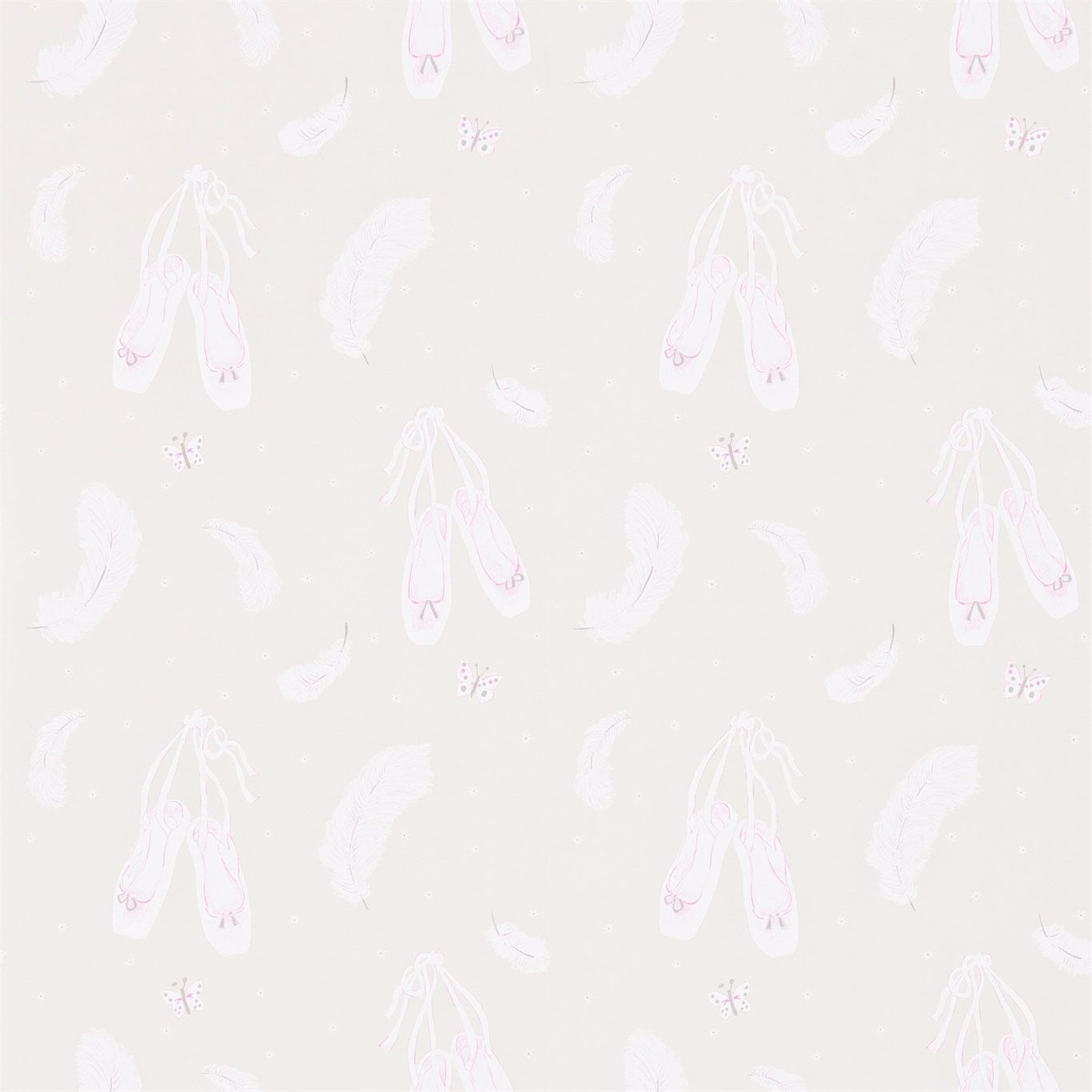 Ballet Shoes Wallpaper by Sanderson