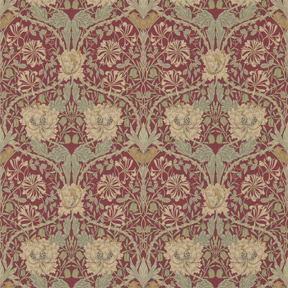 Honeysuckle & Tulip Wallpaper by Morris & Co