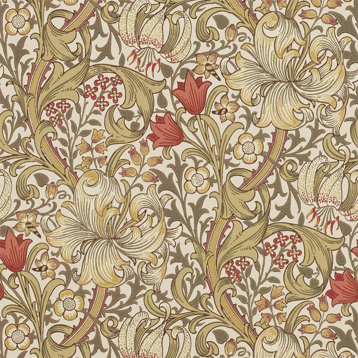 William Morris Golden Lily Wallpaper