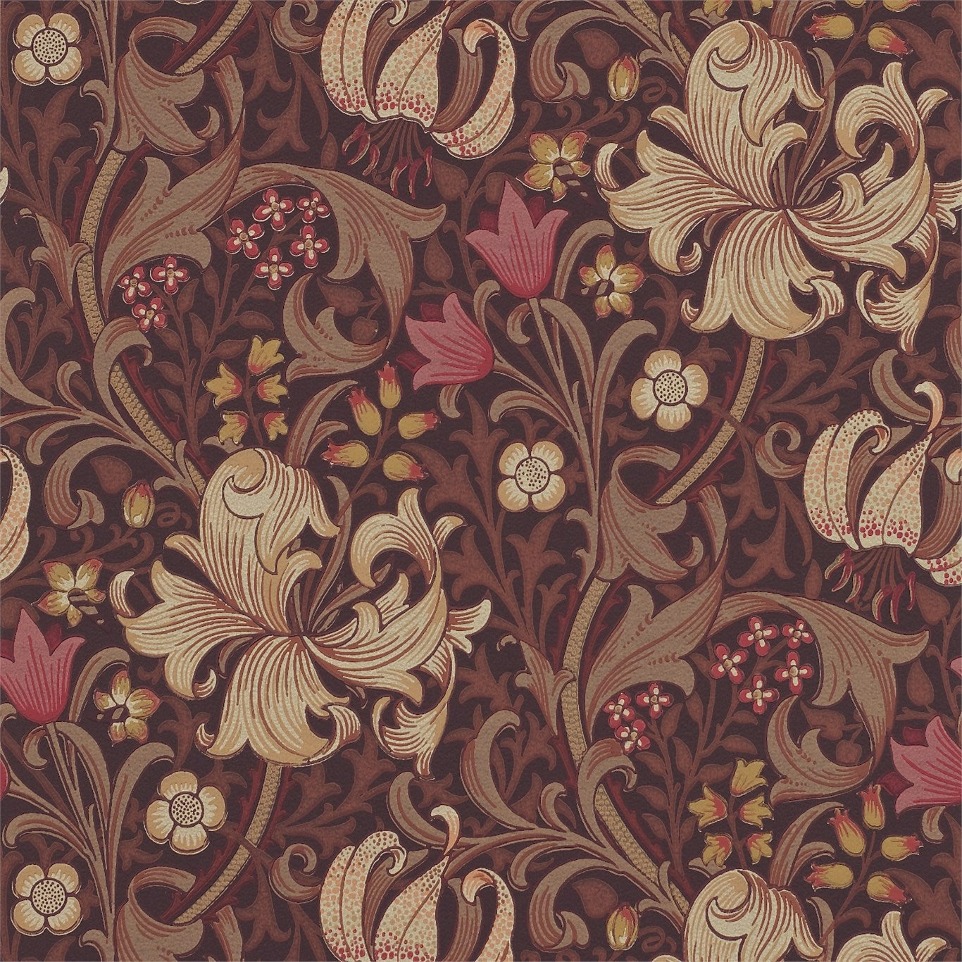 William Morris Golden Lily Wallpaper