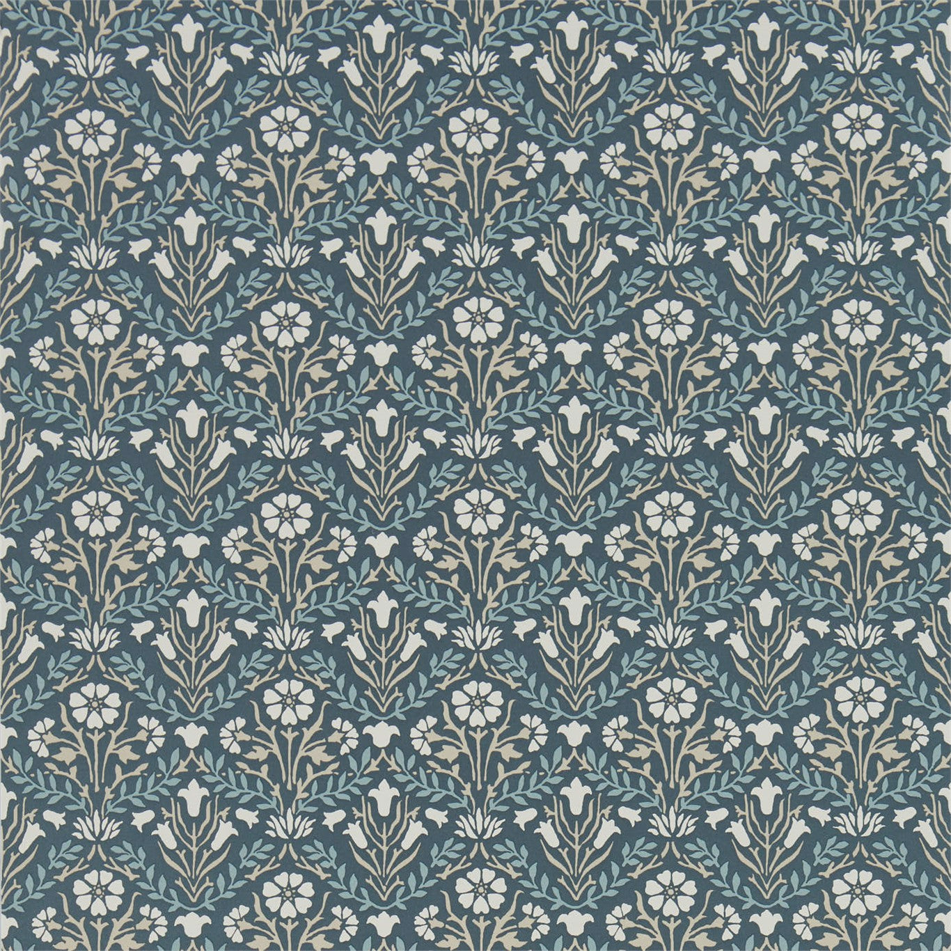 Morris Bellflower Wallpaper by Morris & Co