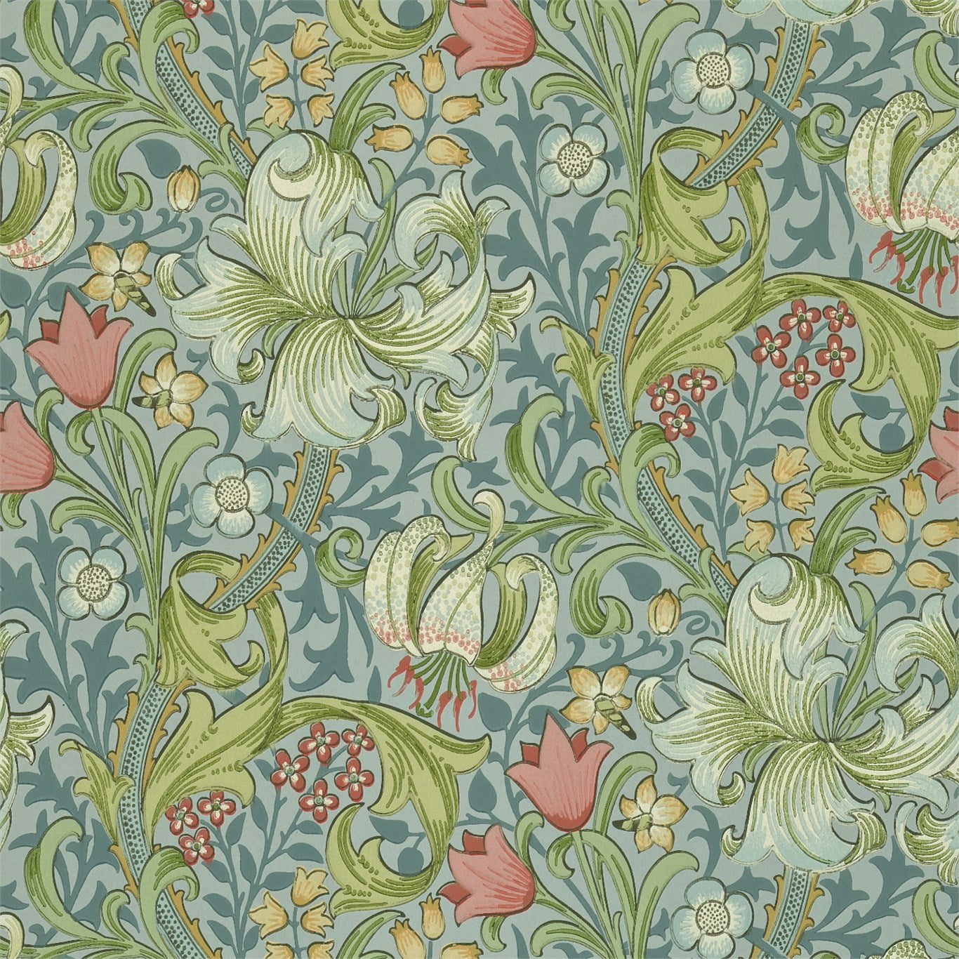 William Morris Golden Lily Wallpaper
