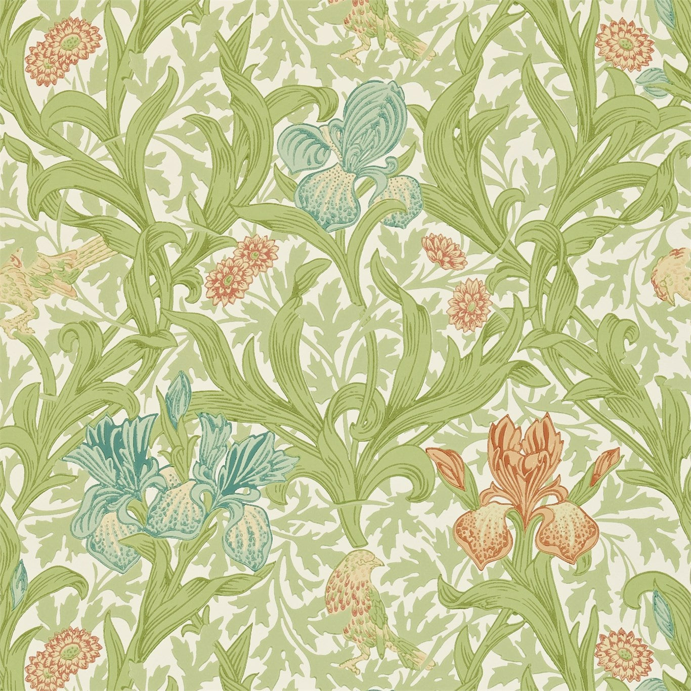 Iris Wallpaper by Morris & Co