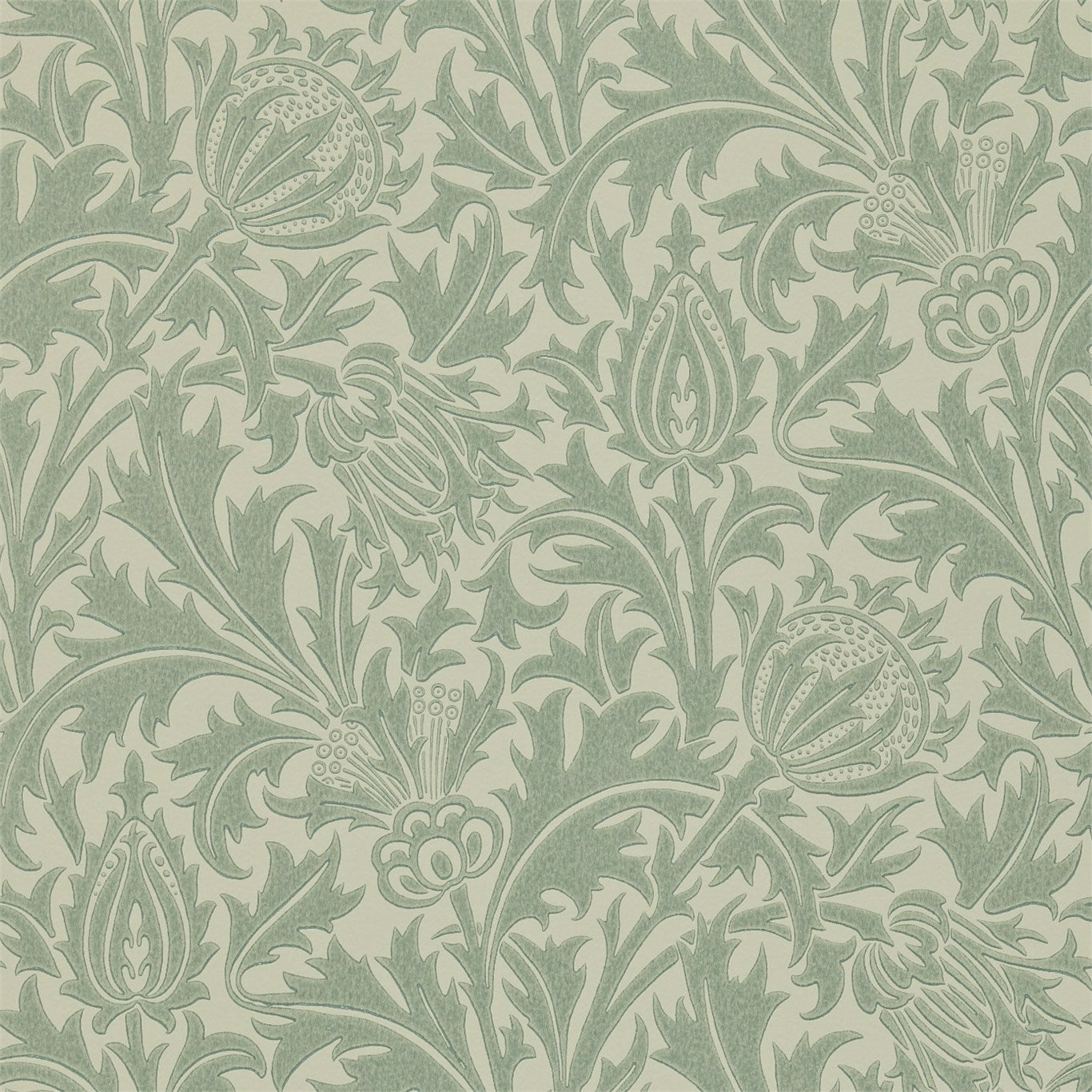 Thistle Wallpaper by Morris & Co