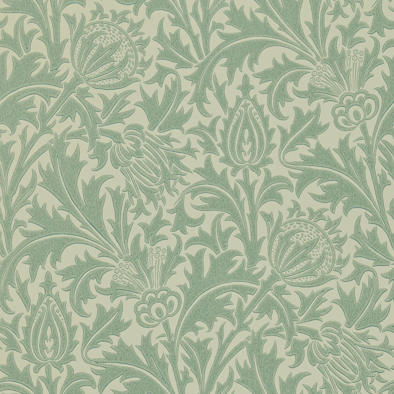 Thistle Wallpaper by Morris & Co
