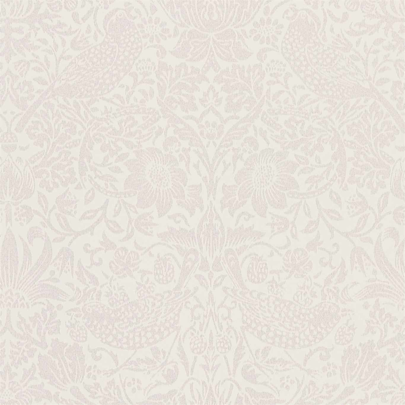 Pure Strawberry Thief Wallpaper by Morris & Co