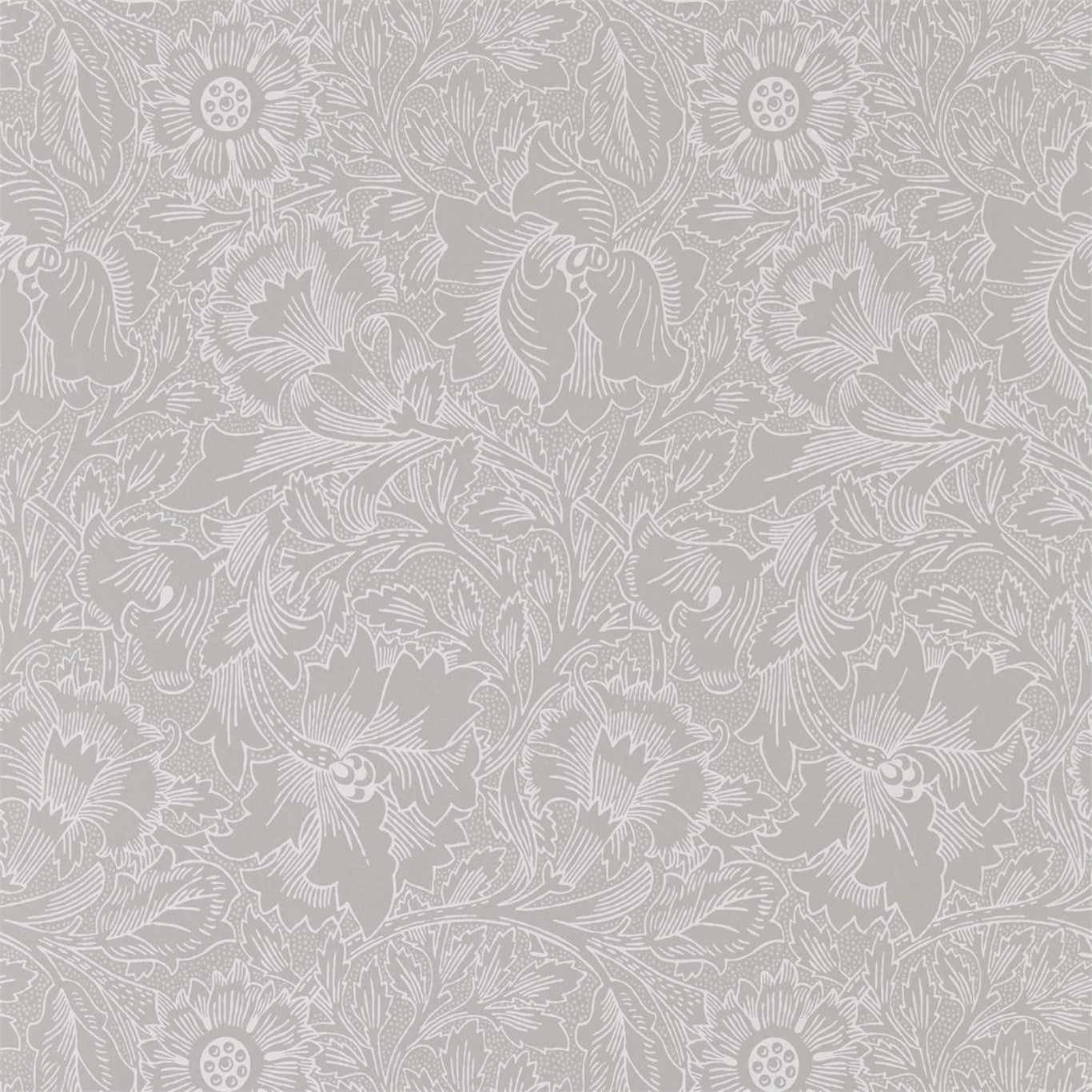 Pure Poppy Wallpaper by Morris & Co