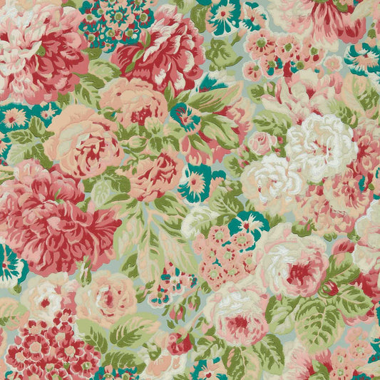 Rose And Peony Wallpaper by Sanderson