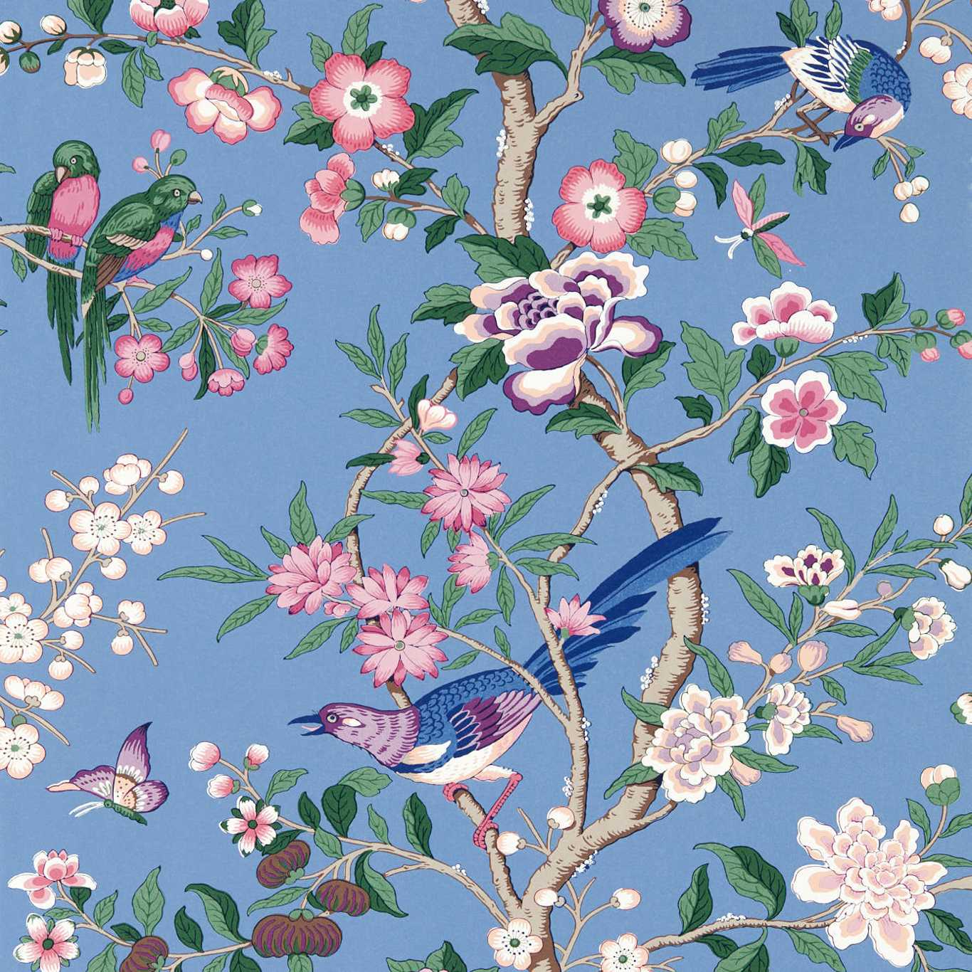 Chinoiserie Hall Wallpaper Wallpaper by Sanderson