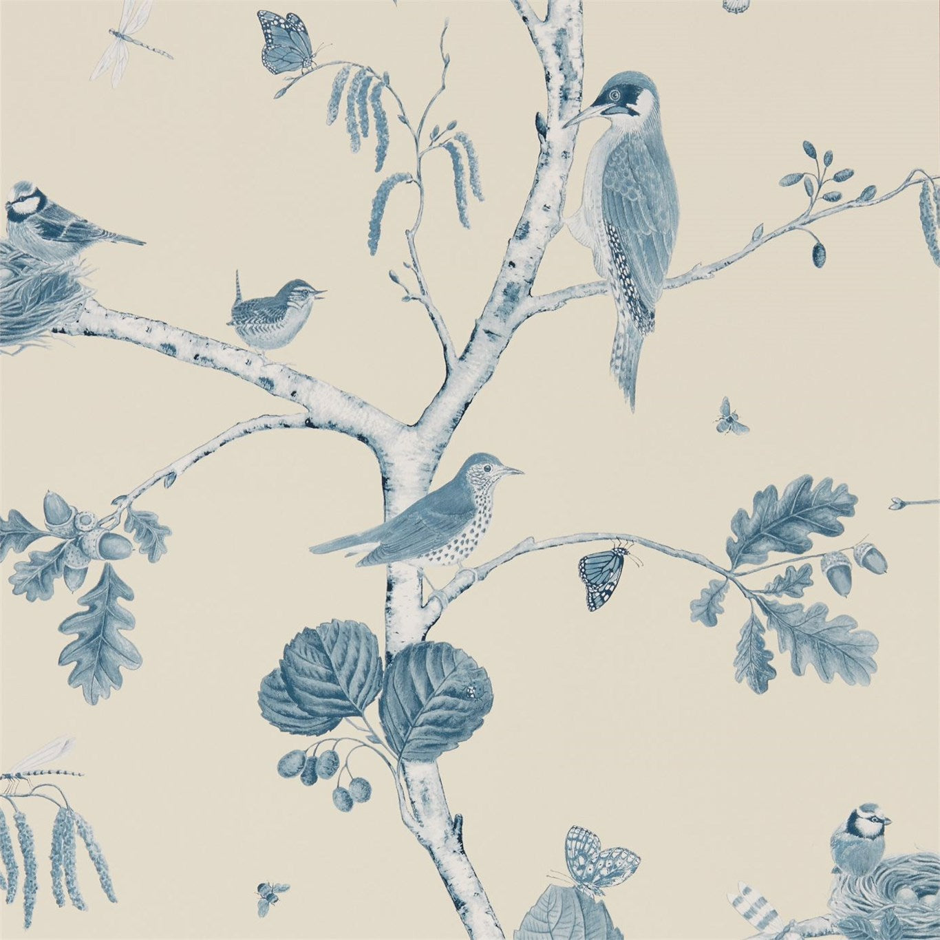 Woodland Chorus Wallpaper by Sanderson