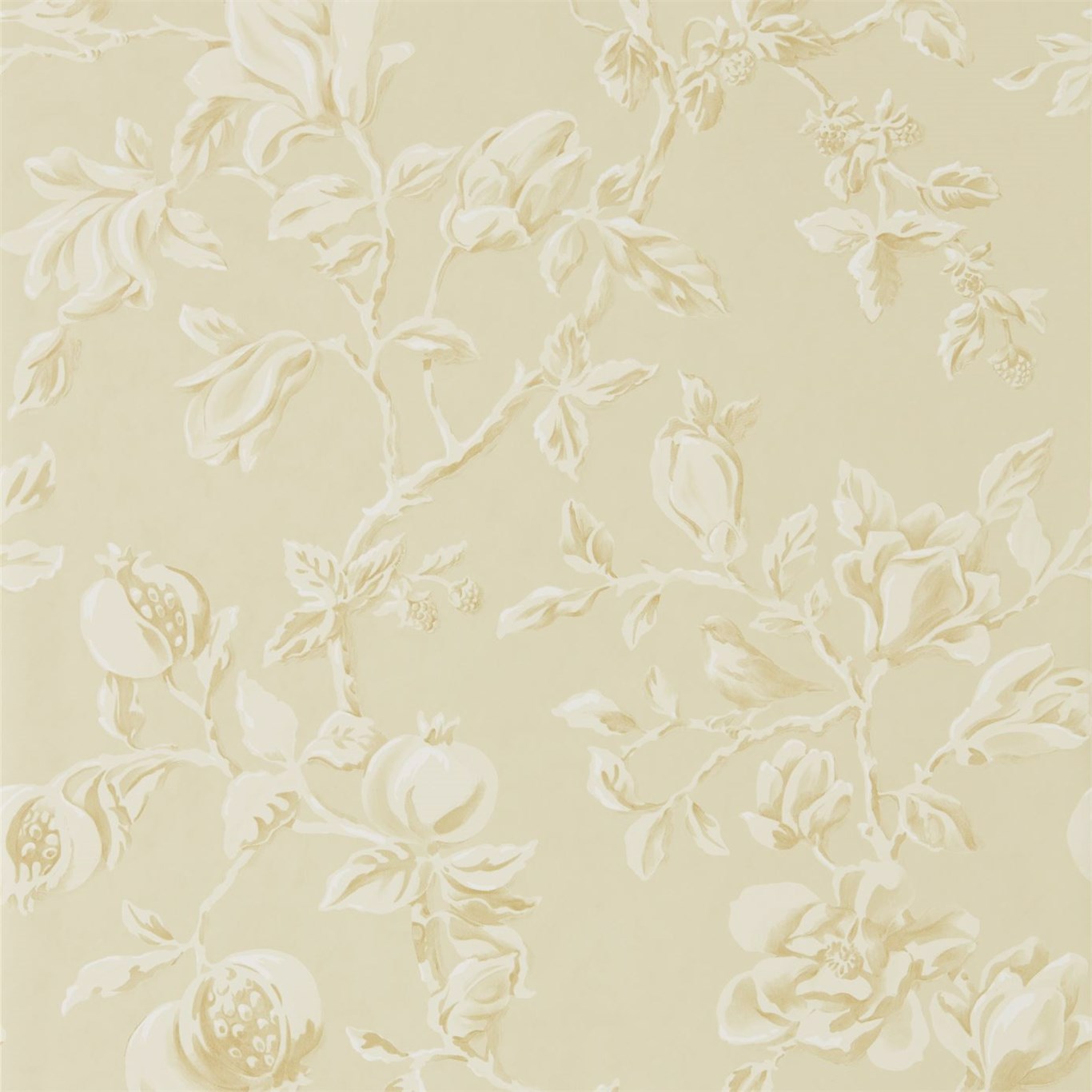 Magnolia & Pomegranate Wallpaper by Sanderson