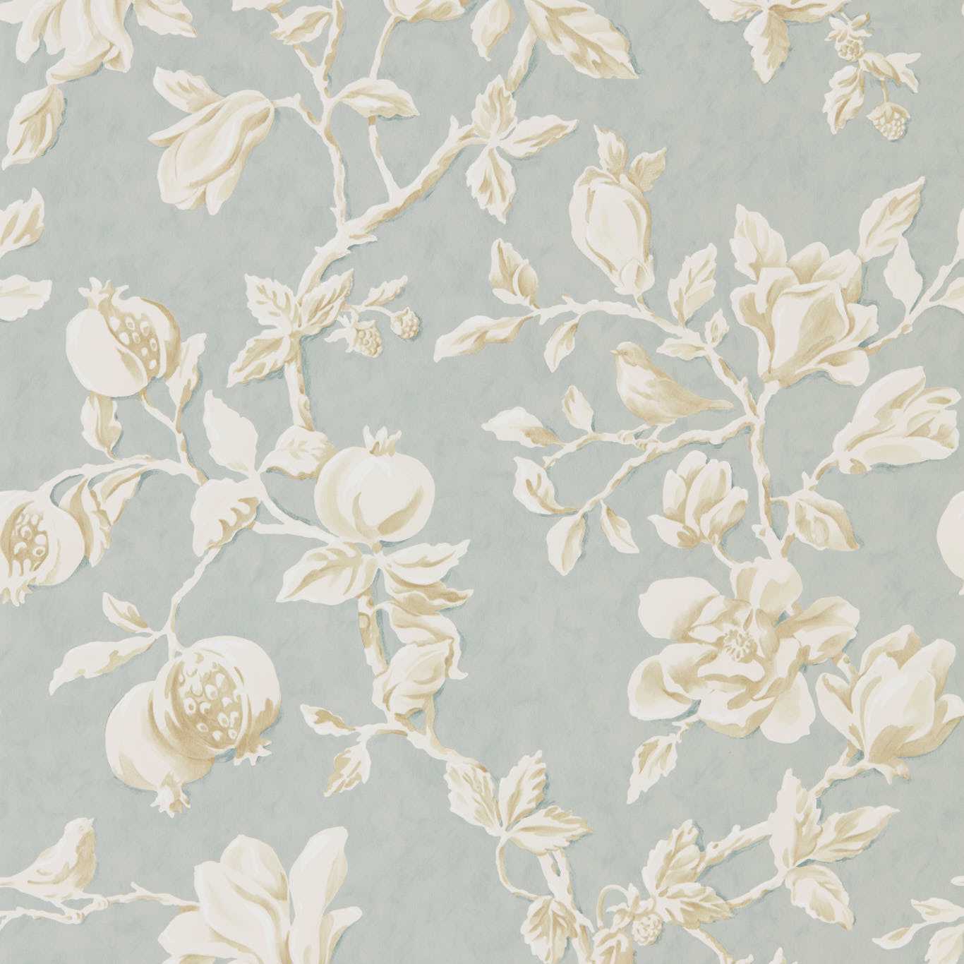 Magnolia & Pomegranate Wallpaper by Sanderson