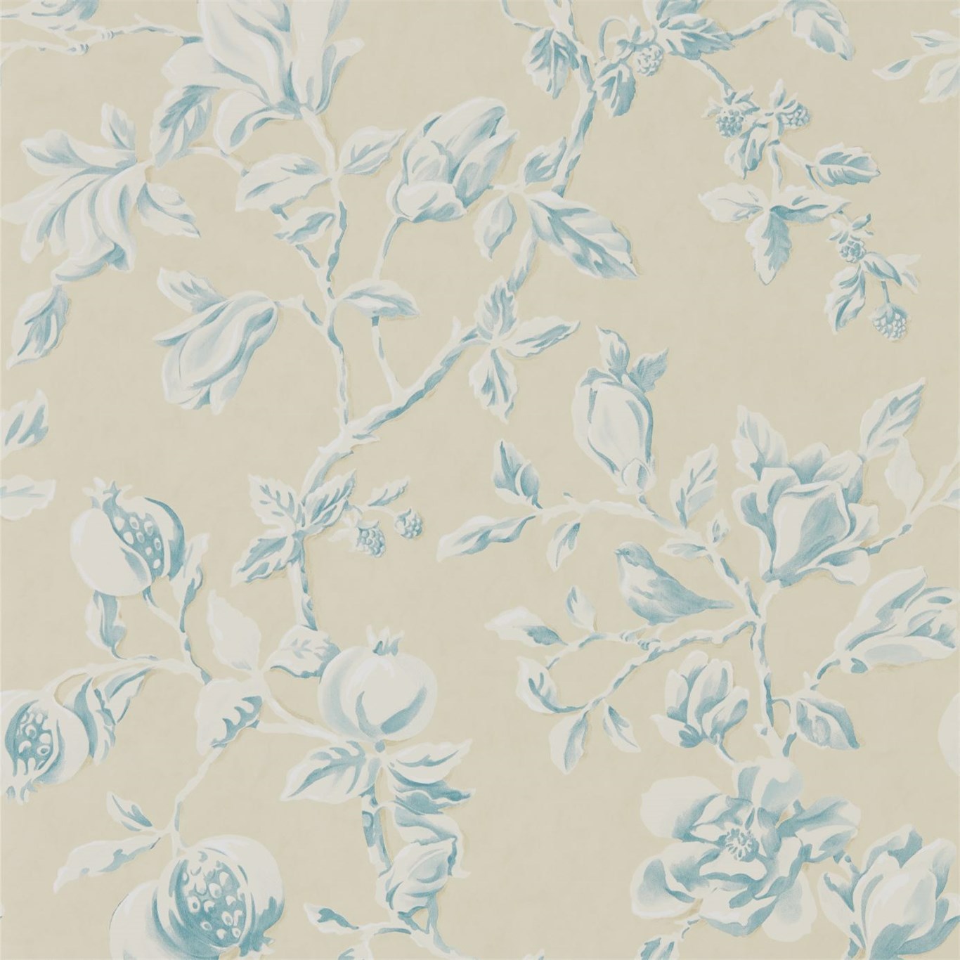 Magnolia & Pomegranate Wallpaper by Sanderson