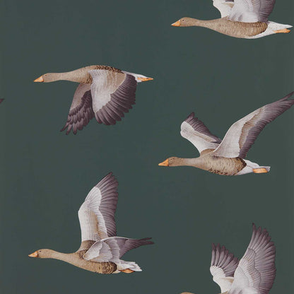 Elysian Geese (wallpaper) Wallpaper by Sanderson