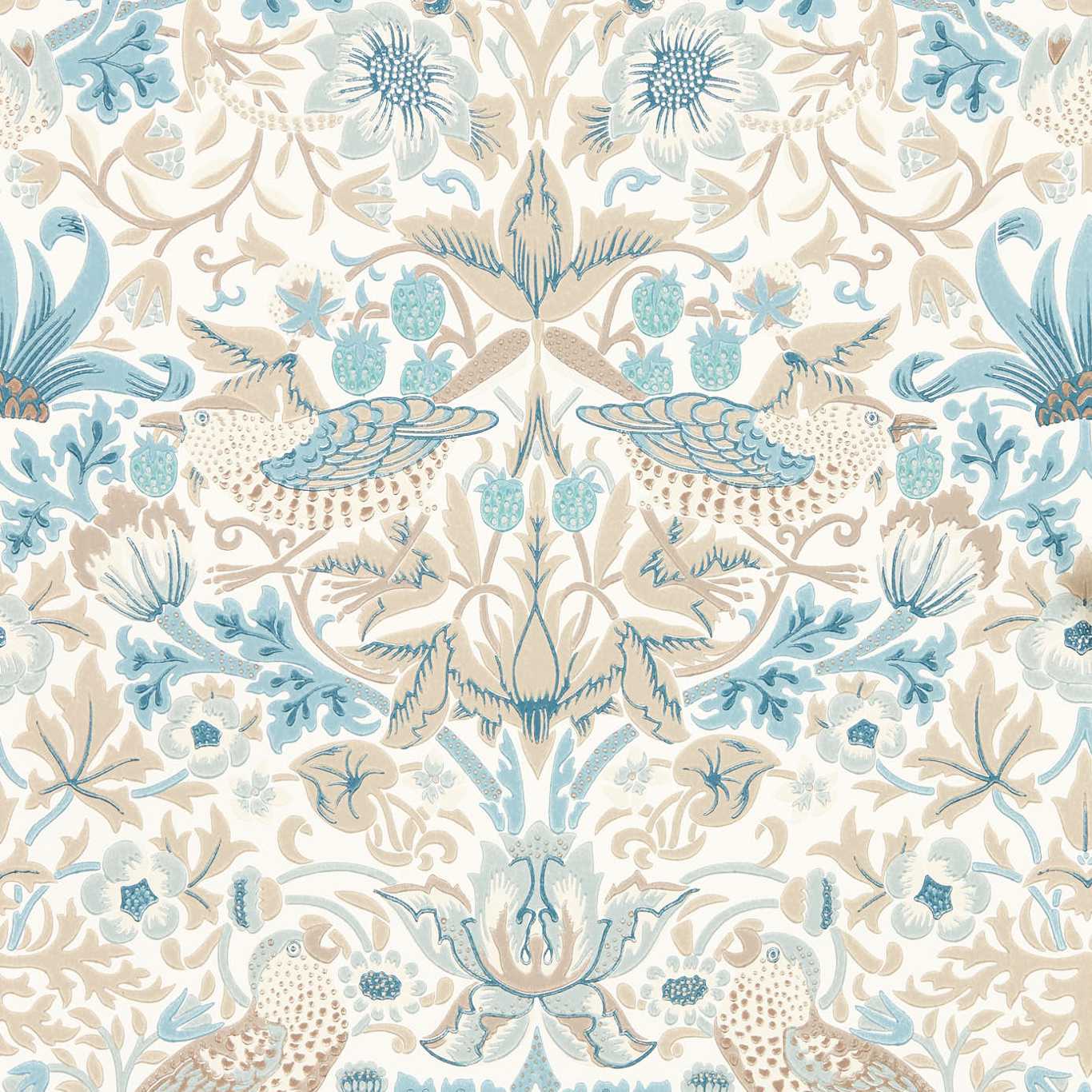 Simply Strawberry Thief Wallpaper by Morris & Co.