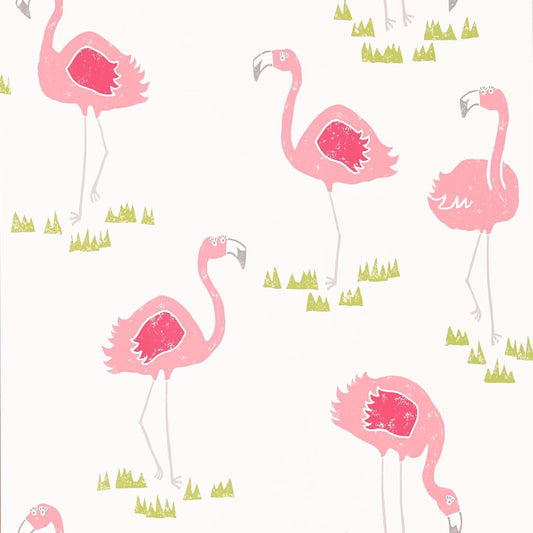 Felicity Flamingo Wallpaper by Scion