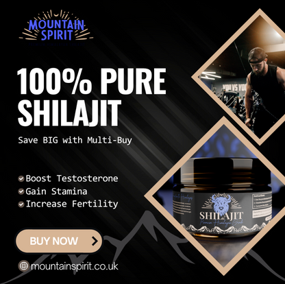 100% PURE SHILAJIT RESIN - MOUNTAIN SPIRIT