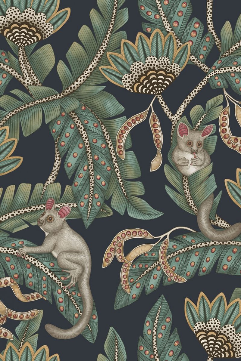 Cole & Son Bush Baby Wallpaper