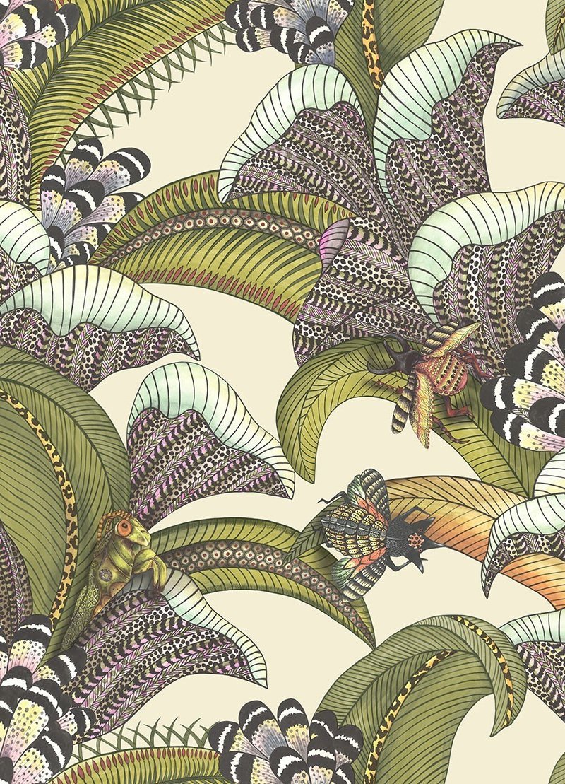 Cole & Son Hoopoe Leaves Wallpaper