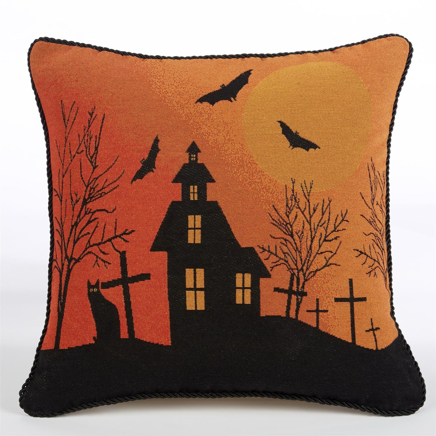 Multi Halloween Tapestry Cushion Cover