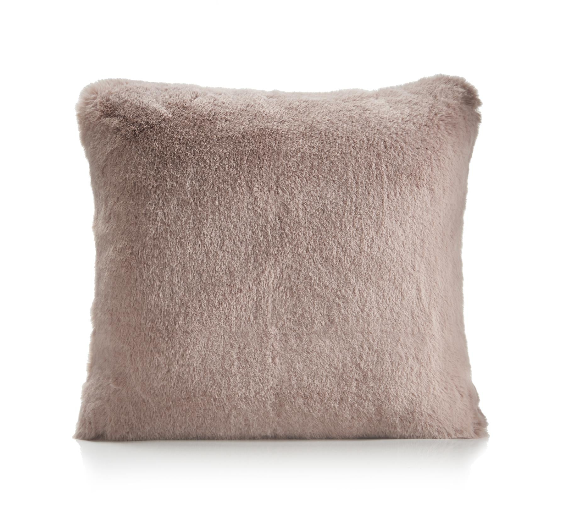 Blush Faux Fur Rabbit Cushion Covers