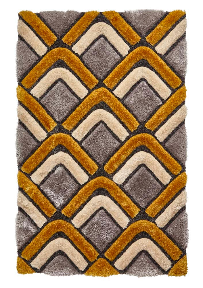 Noble House NH8199 Grey/Yellow Rug