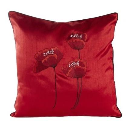 Red Poppy Cushion Covers