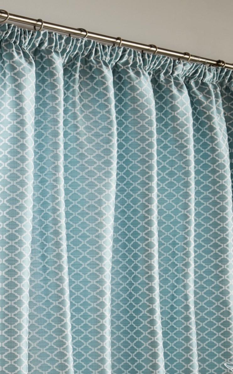 Teal Cotswold Fully Lined Pencil Pleat Curtains Pair
