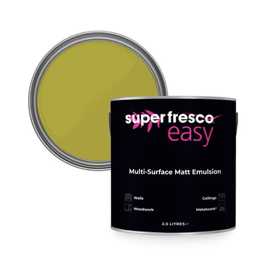 Hello Sunshine 2.5l Matt Emulsion Paint by Super Fresco Easy