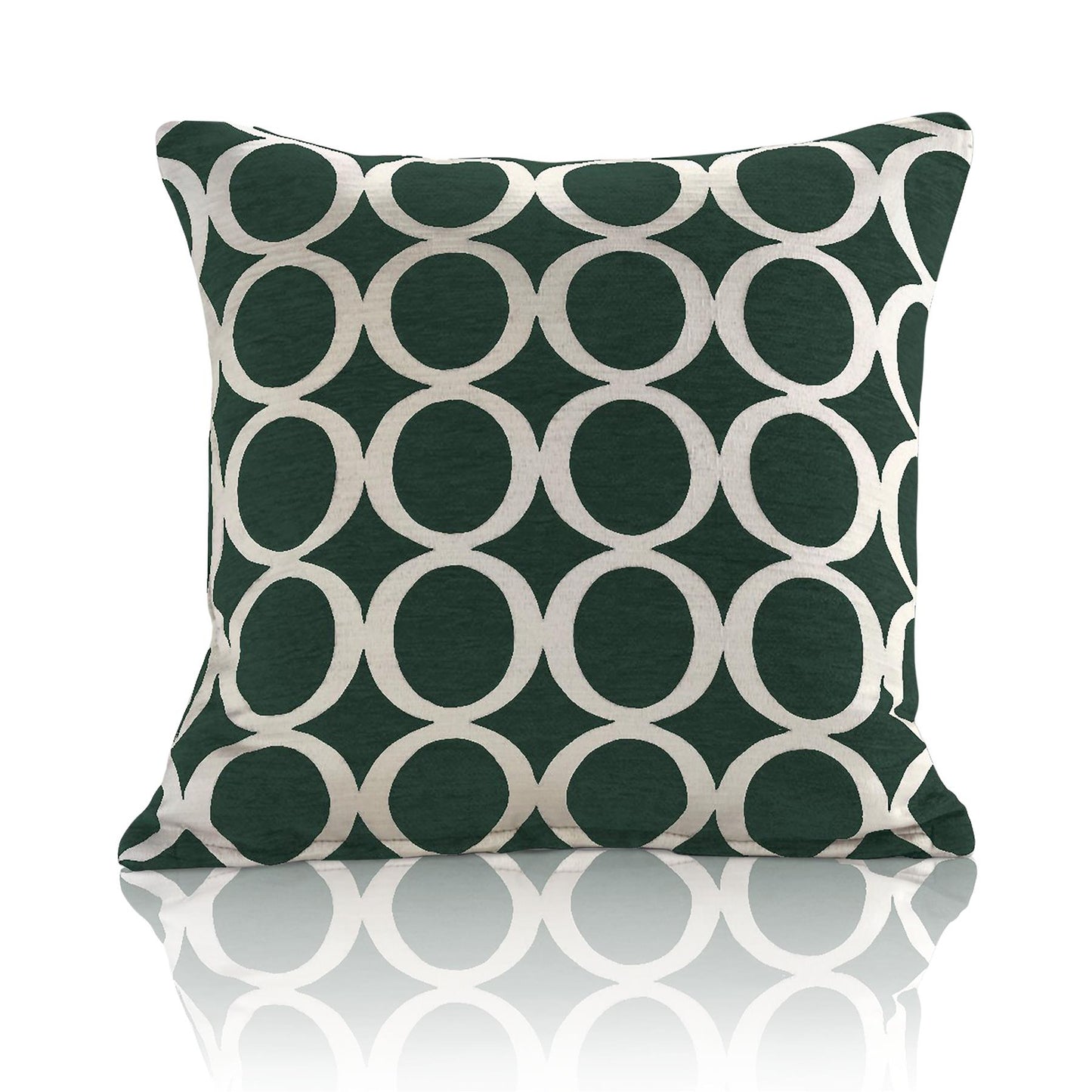 Green Ooh Chenille Cushion Covers
