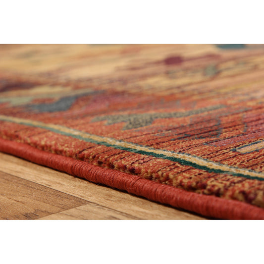Gabbeh 50 C Ethnic Rug - Beige/Multi