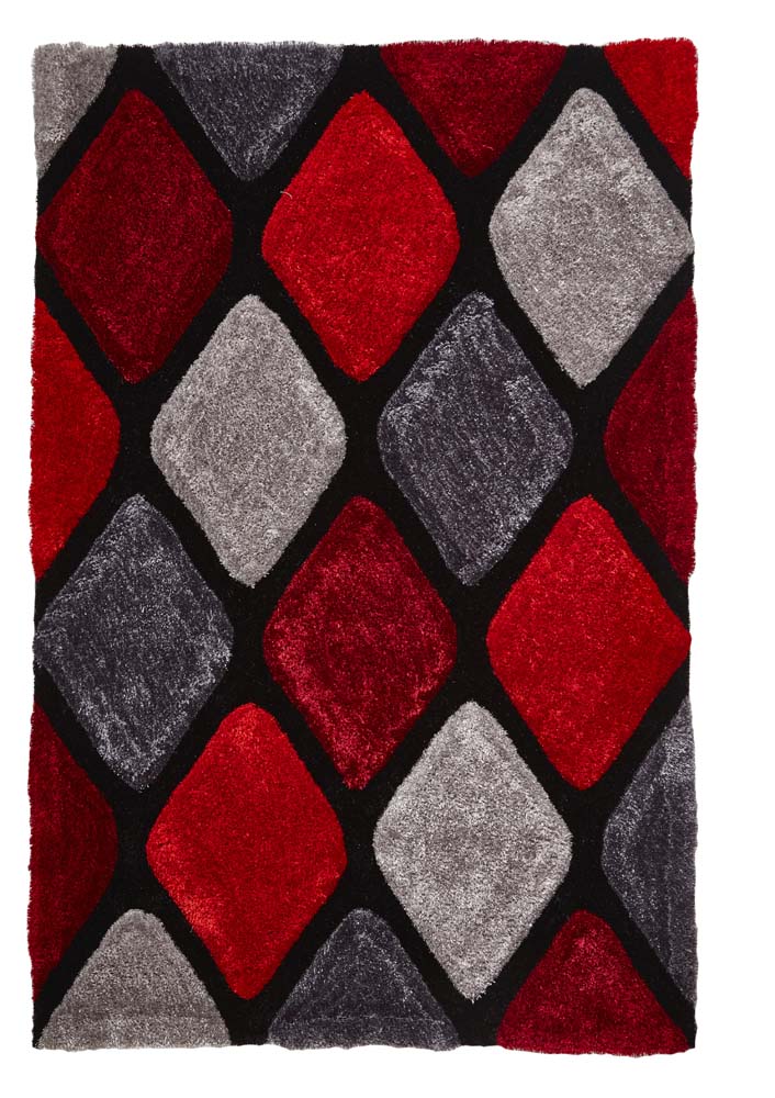 Noble House 9247 Grey/Red Rug