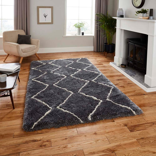 Morocco 3742 Grey/Cream Rug